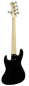 Preview: Sadowsky Metro Express 21-Fret Hybrid PJ 5-String, Solid Black High Polish